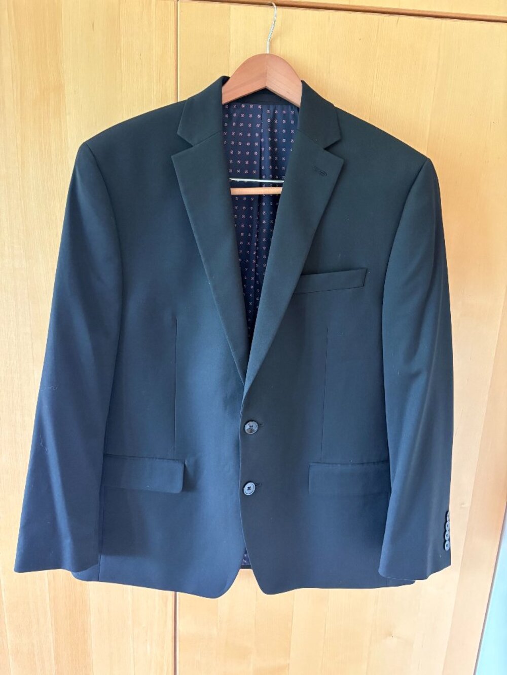 NWOT Izod Navy Blue Classic Two-Button Blazer, Size 42R